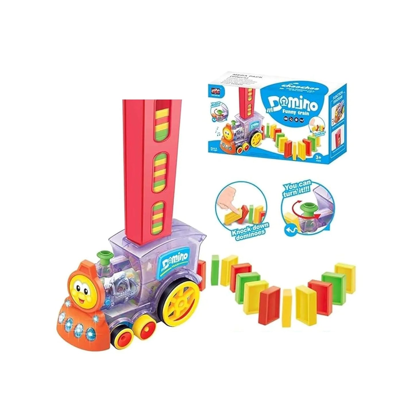 Train Toy Domino Set