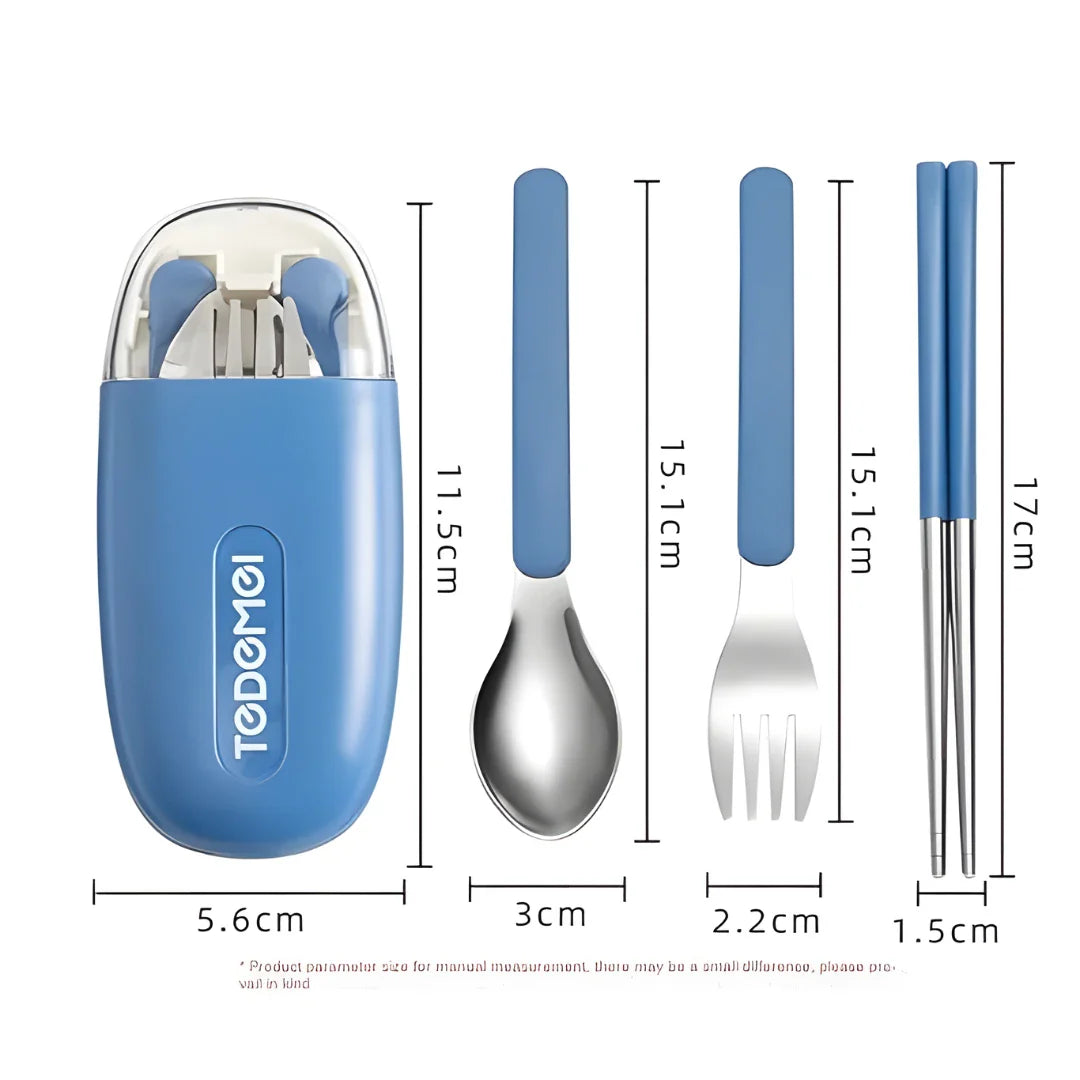 Travel Kawaii Cutlery Set