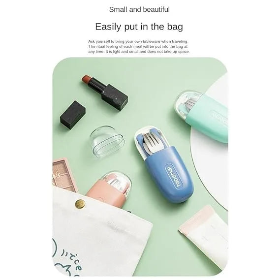 Travel Kawaii Cutlery Set