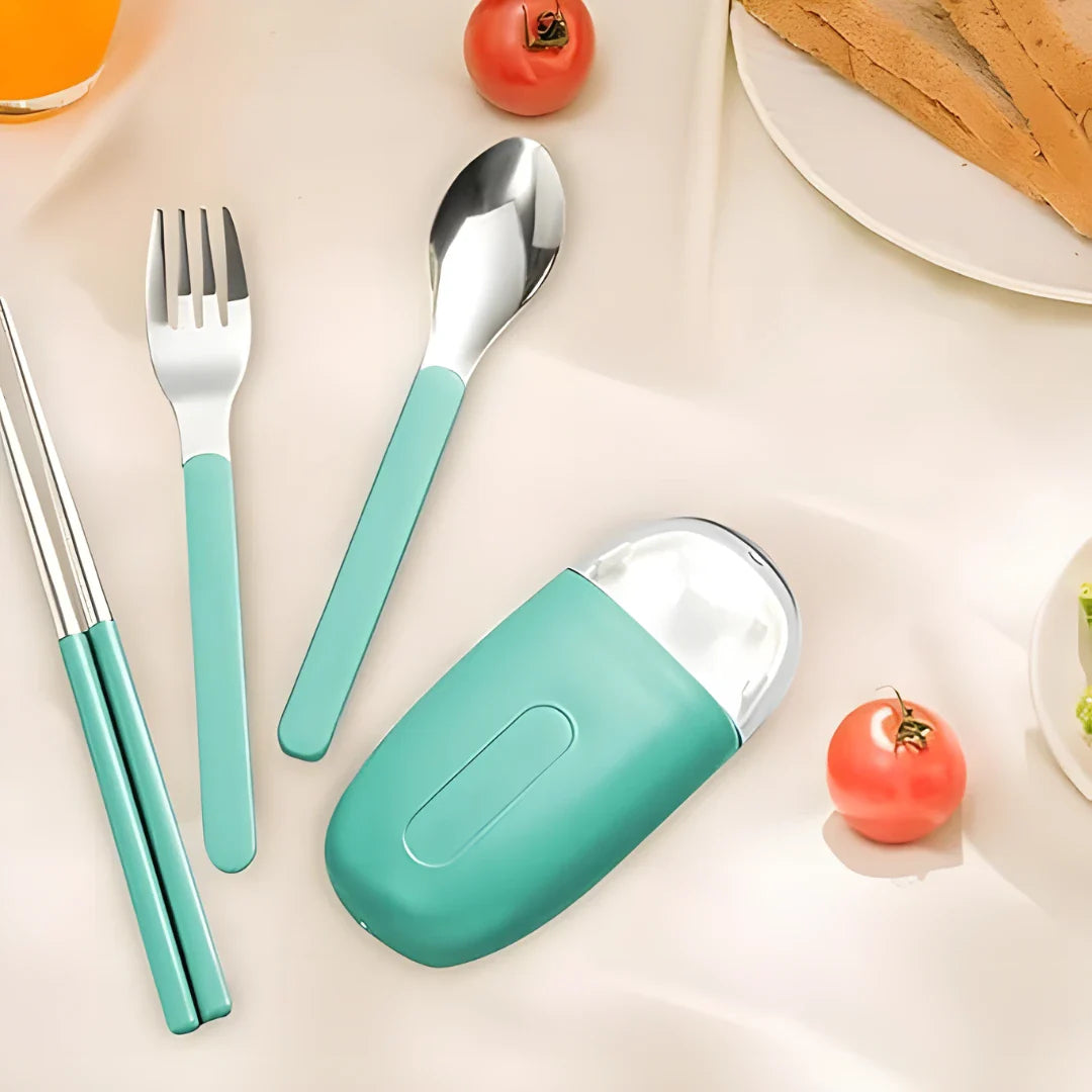 Travel Kawaii Cutlery Set