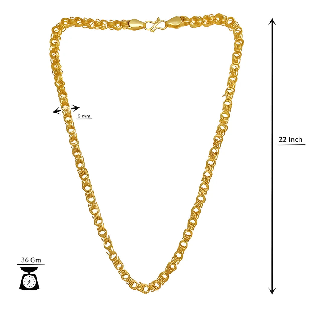 Trendy Gold Plated Mens Chain