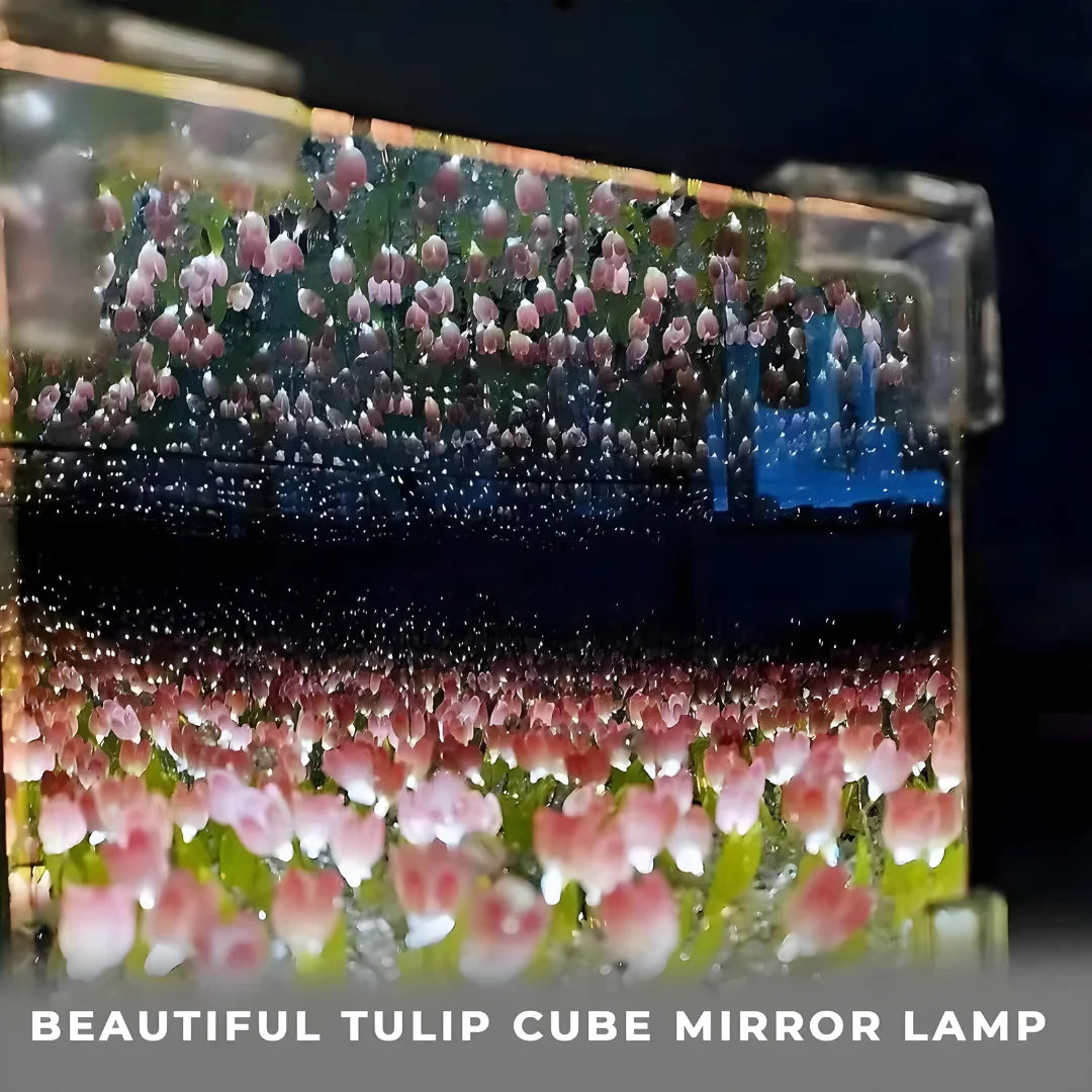 Tulip Cube Mirror Lamp