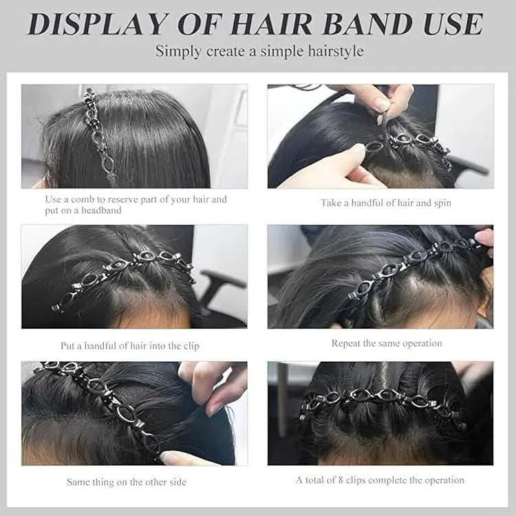 Twisting Hair Bands PACK OF 4