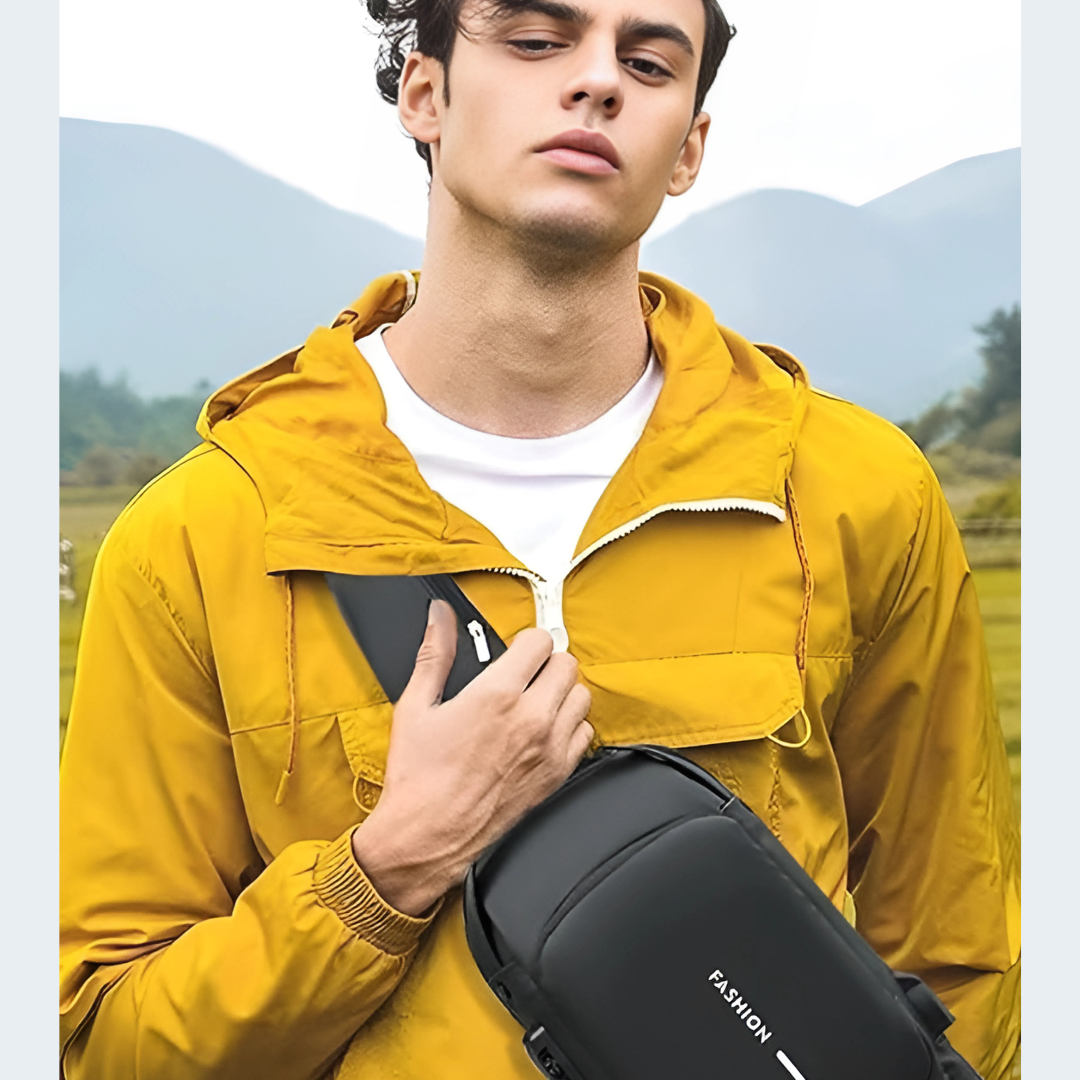 Unisex Crossbody Sling Bag for Accessory Kit