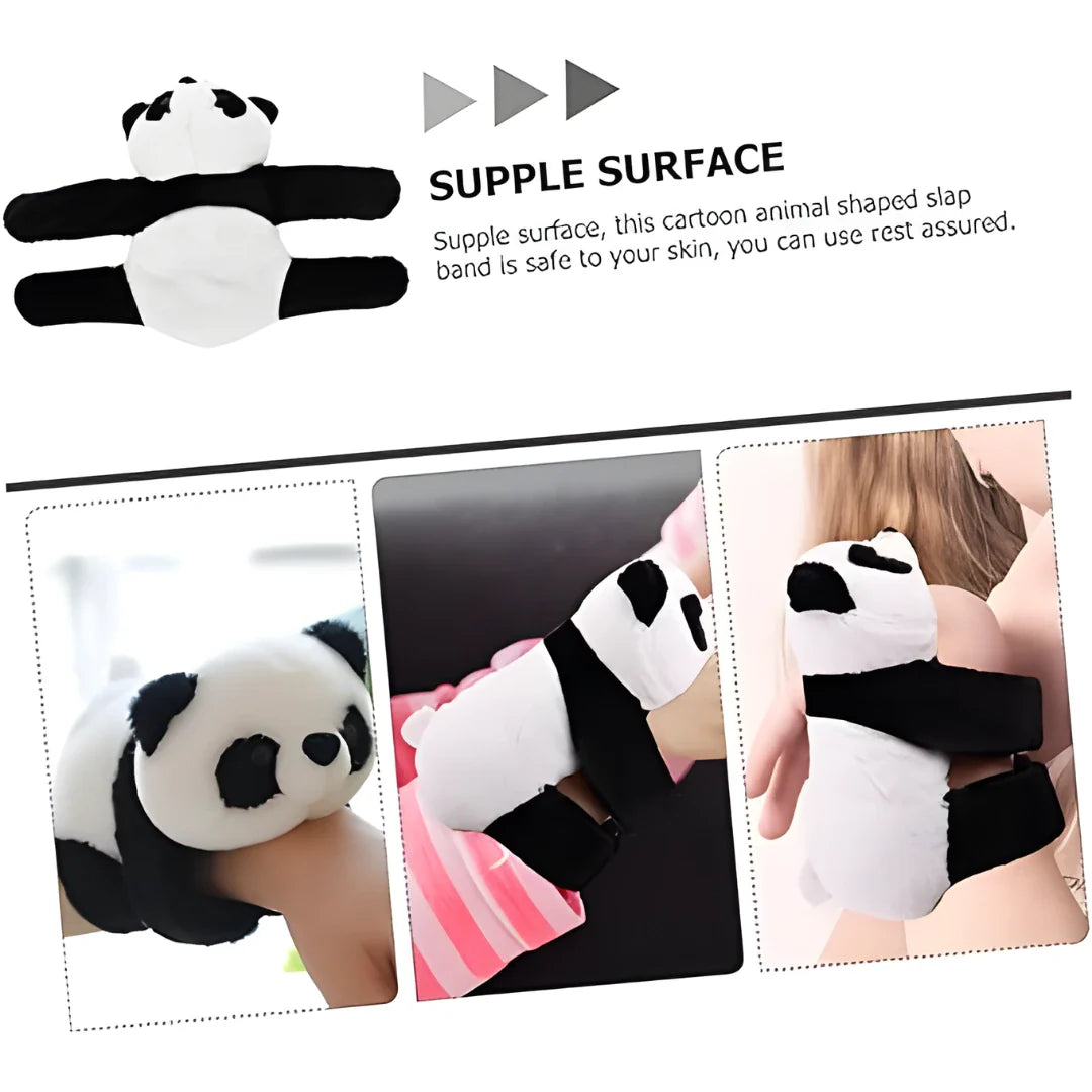 Unisex Stuffed Animal Slap Bracelets Plush Panda