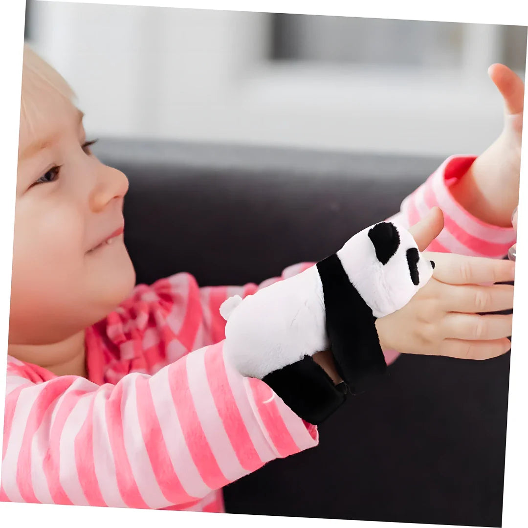 Unisex Stuffed Animal Slap Bracelets Plush Panda