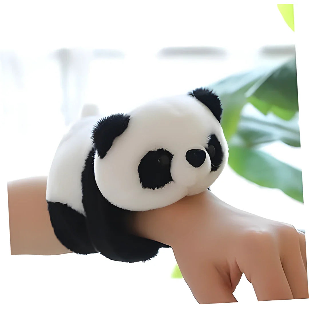 Unisex Stuffed Animal Slap Bracelets Plush Panda