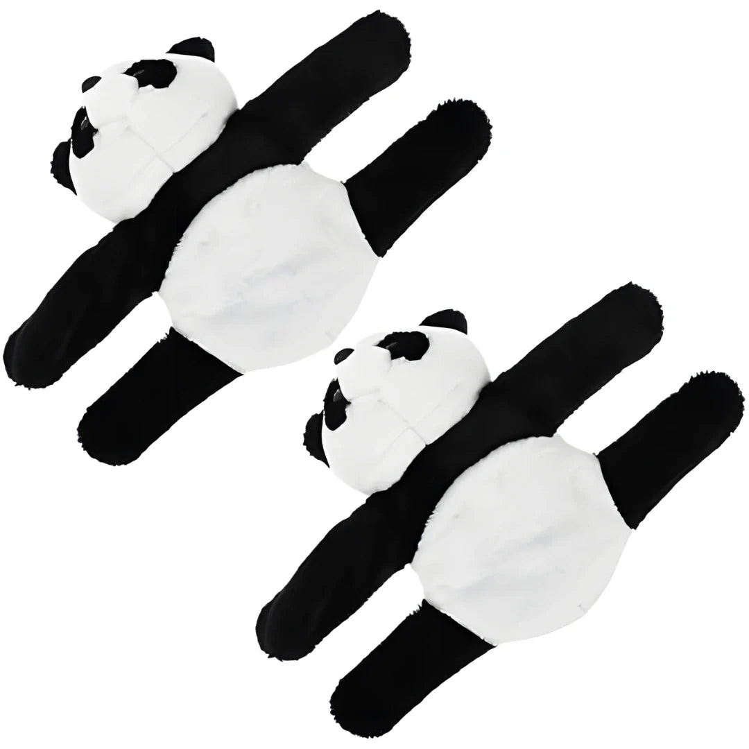 Unisex Stuffed Animal Slap Bracelets Plush Panda
