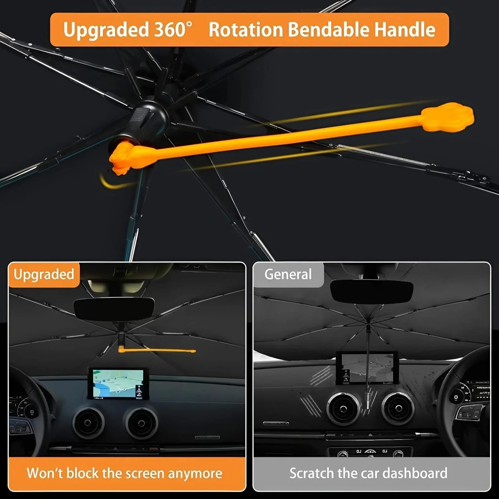 Universal Car Sunshade Umbrella Car Windshield