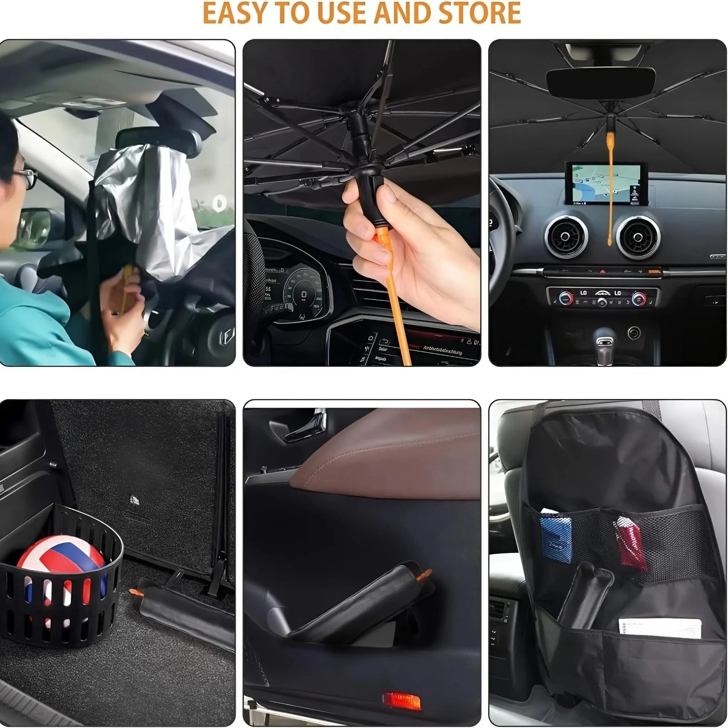 Universal Car Sunshade Umbrella Car Windshield