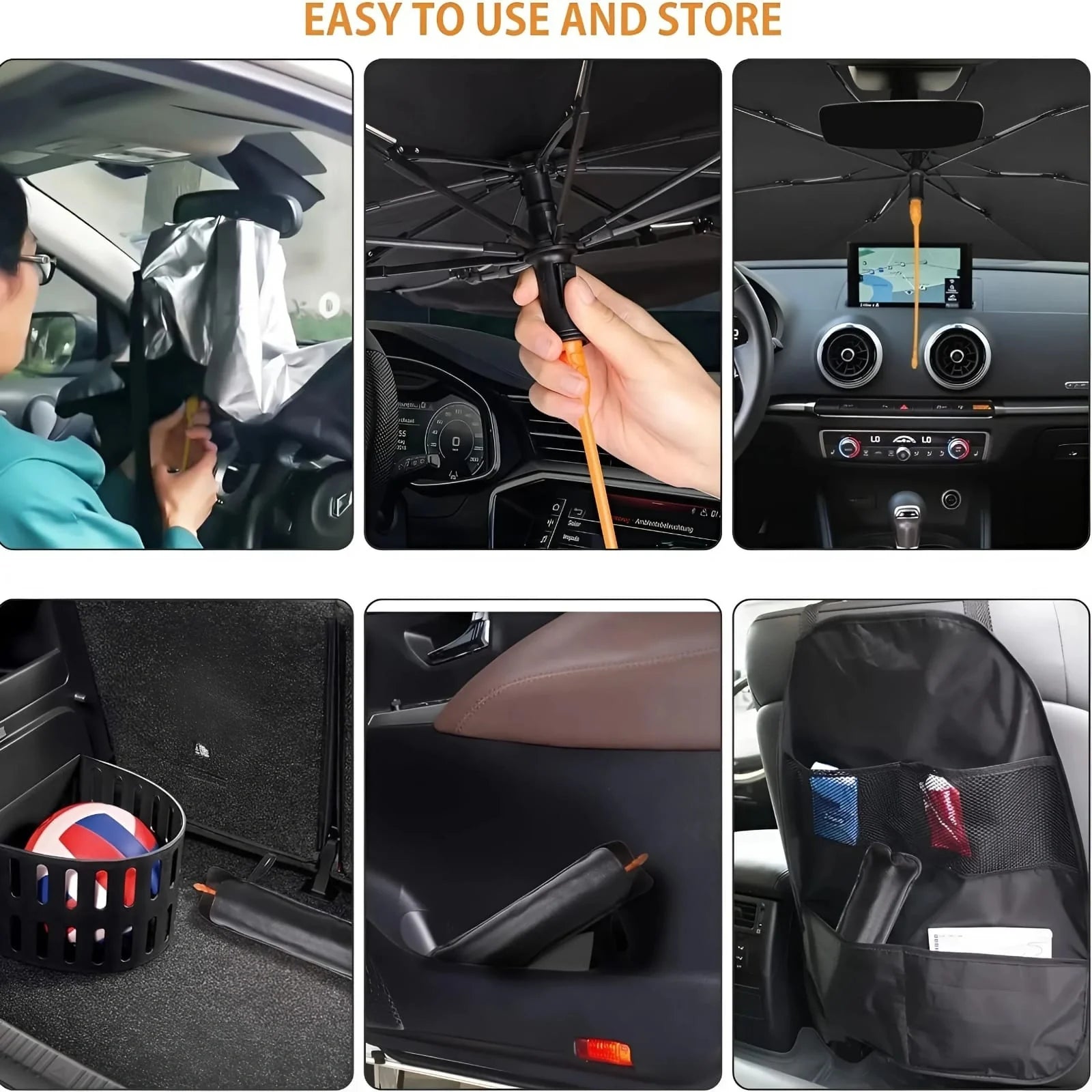 Universal Car Sunshade Umbrella Car Windshield
