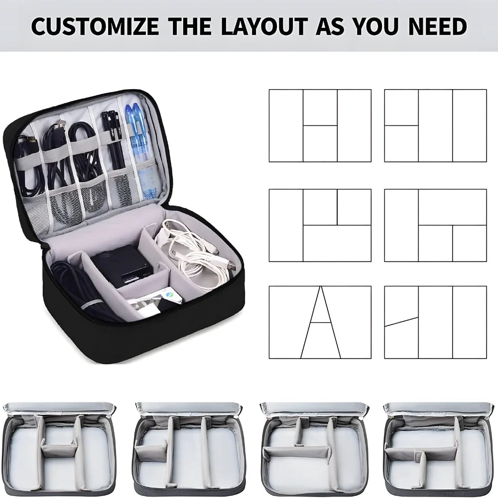 Universal Travel Cable Organizer