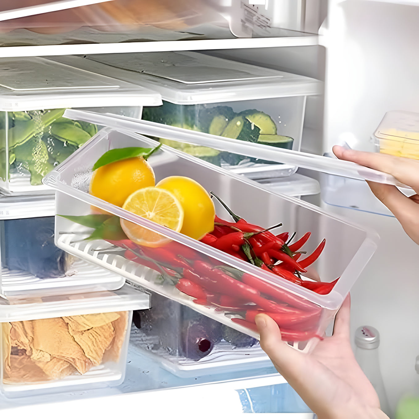 Crisp-Keeper Fridge Containers