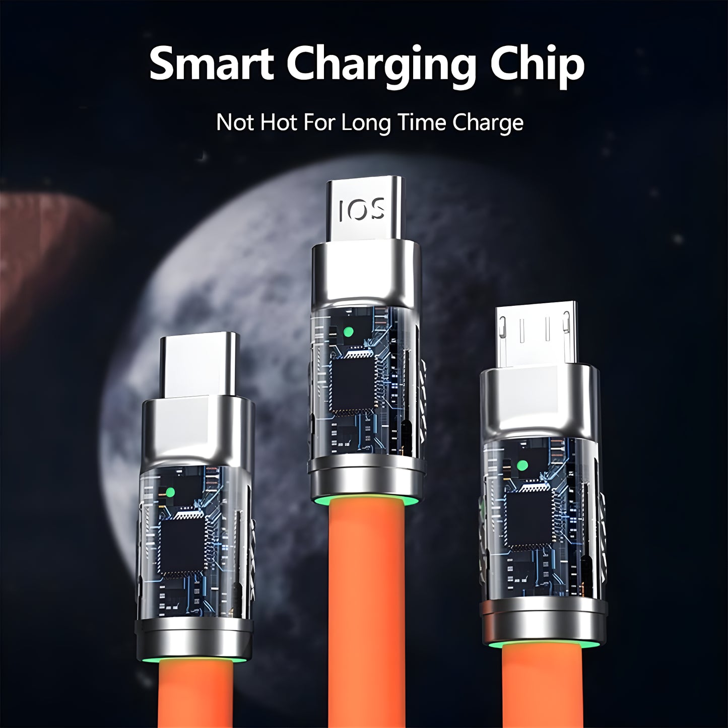 3-in-1 Retractable Charging Cable