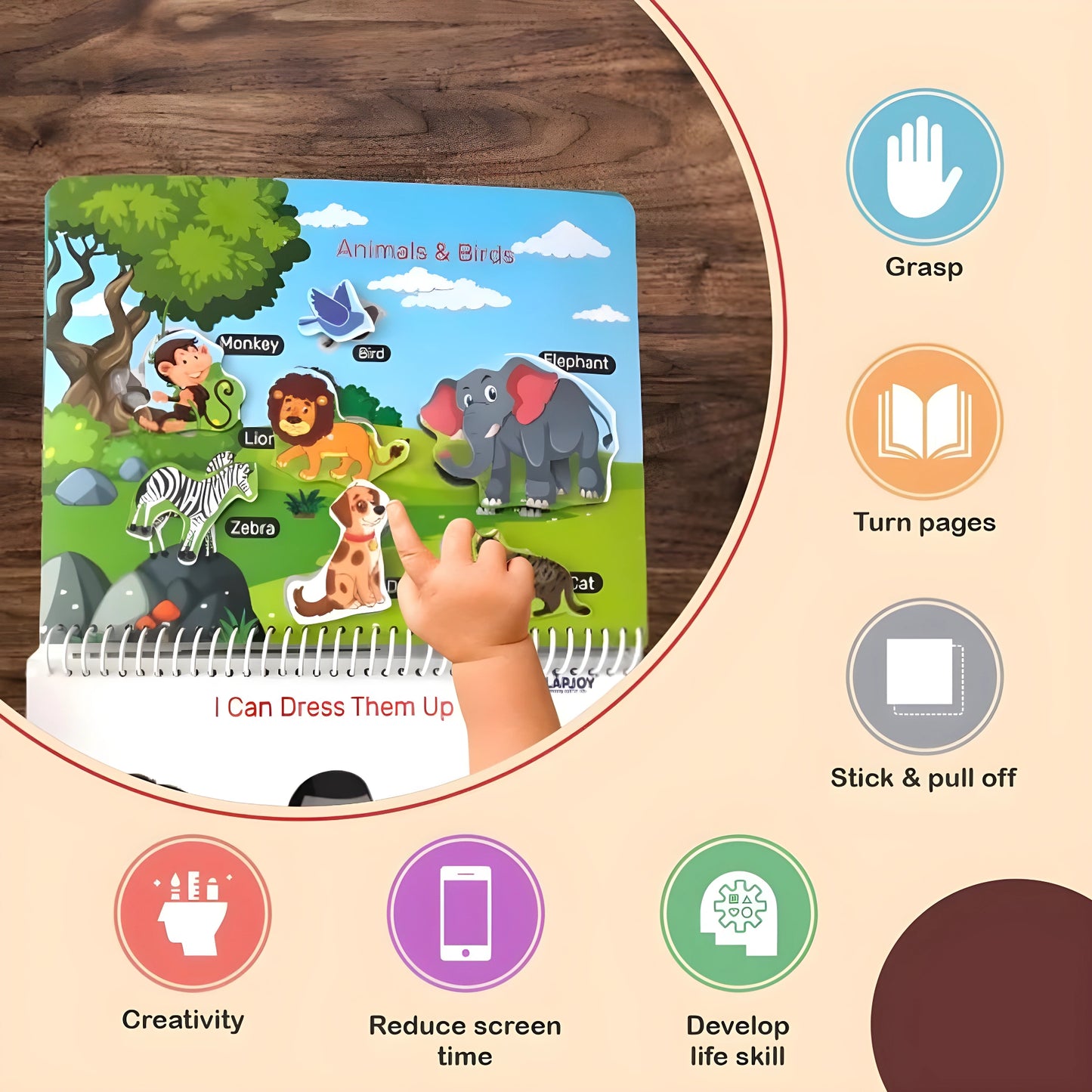 Stick & Learn Toddler Binder