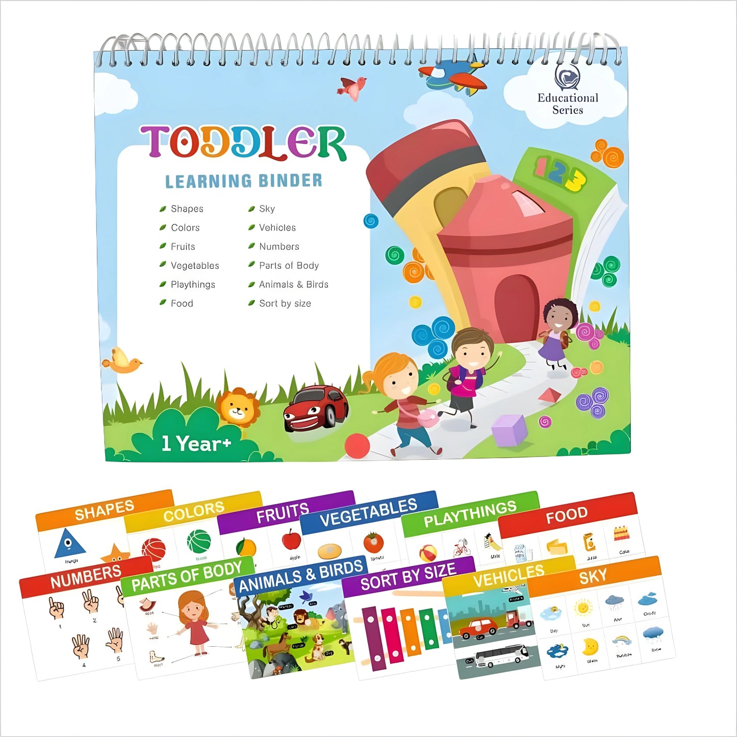 Stick & Learn Toddler Binder