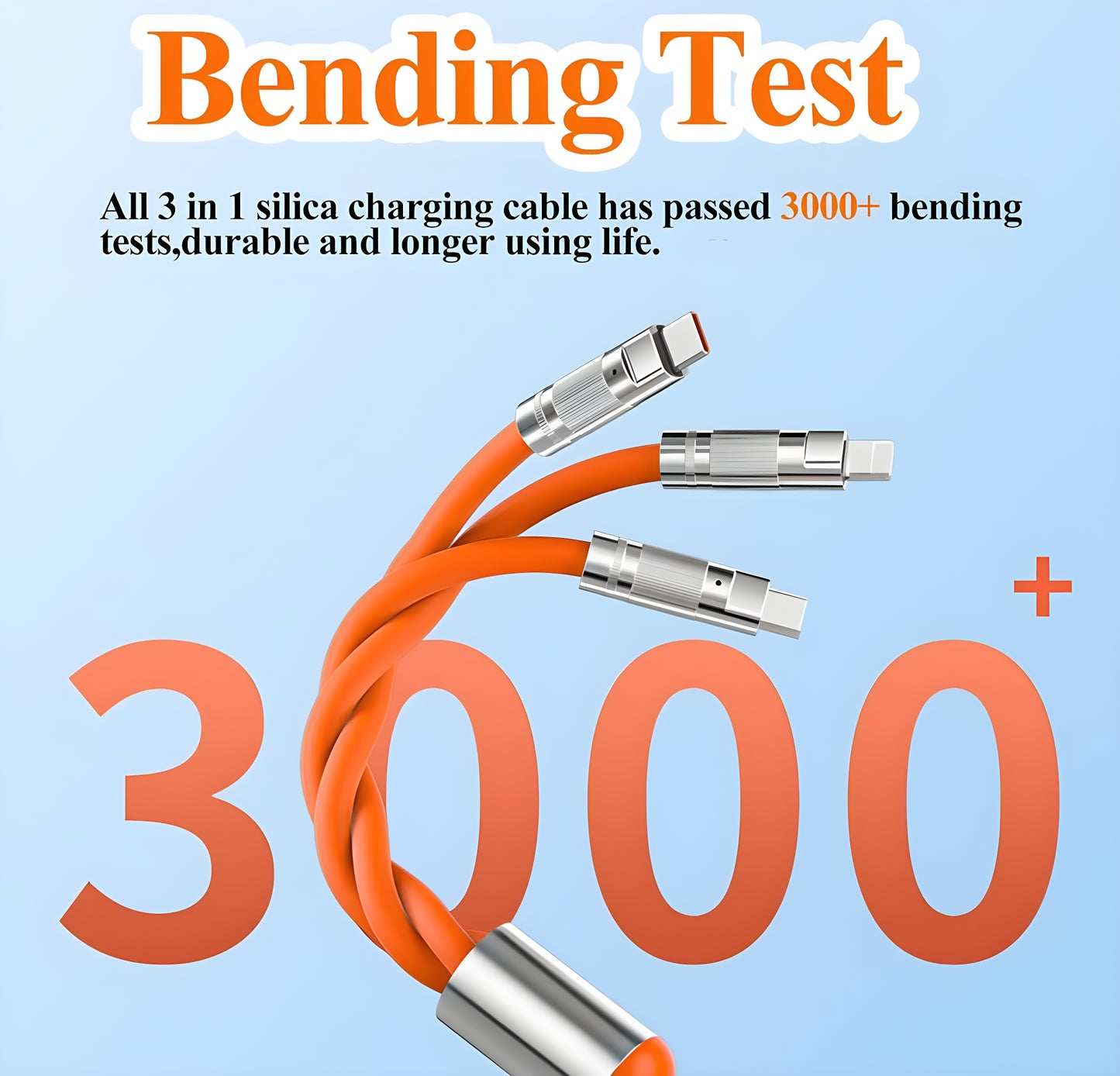 3-in-1 Retractable Charging Cable