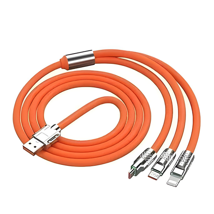 3-in-1 Retractable Charging Cable