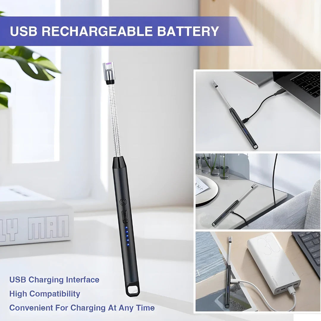 USB Plasma Electric Lighter for Kitchen