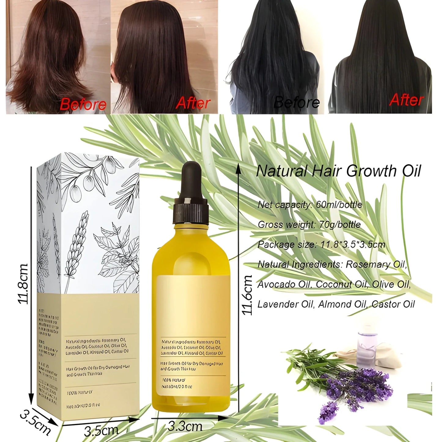 Vegan Hair Growth Oil