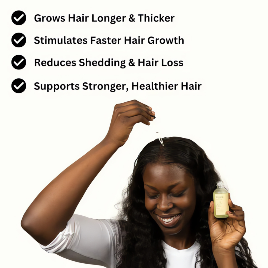 Vegan Natural Hair Growth Oil (Pack of 2)