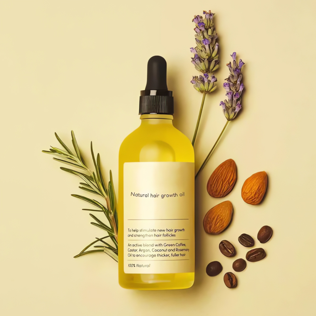 Vegan Natural Hair Growth Oil (Pack of 2)