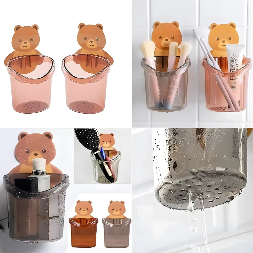 Wall Mount Toothbrush Holder (2 Pack)