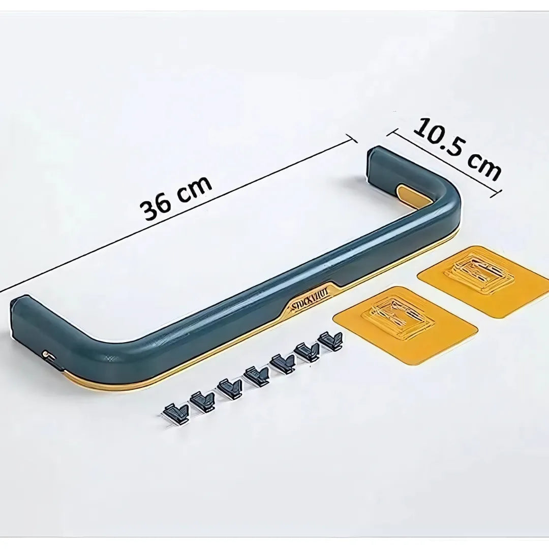 Wall Mounted Towel Holder with Hook