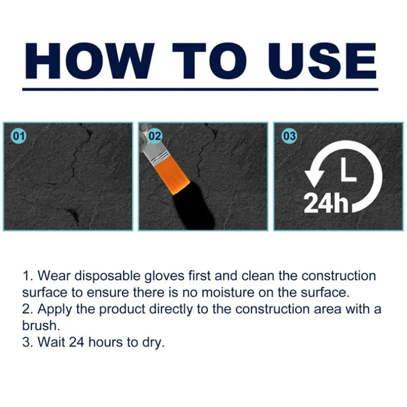 Waterproof Coating Exterior Wall Roof Leak Repair Home Improvement