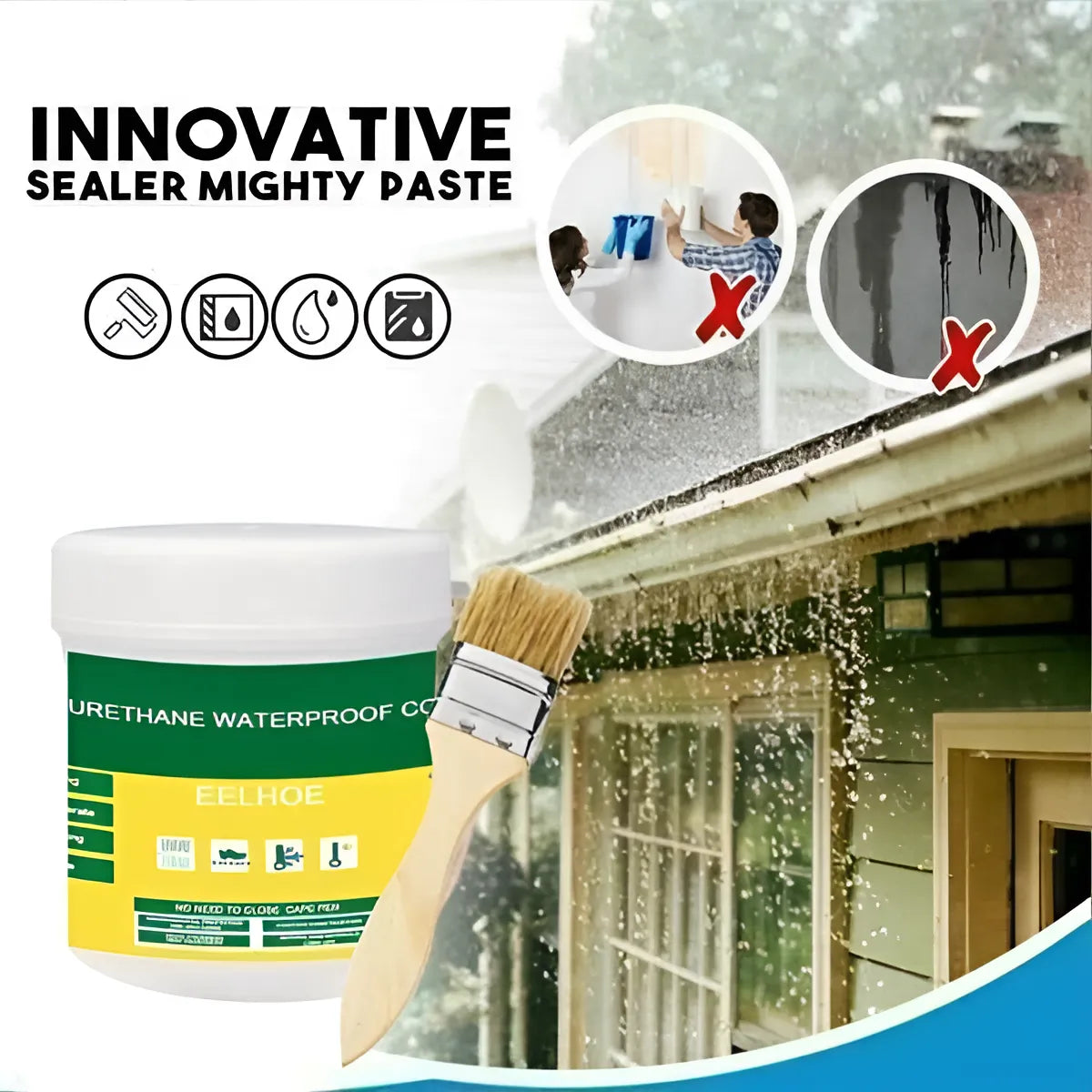 Waterproof Glue Clear Gel