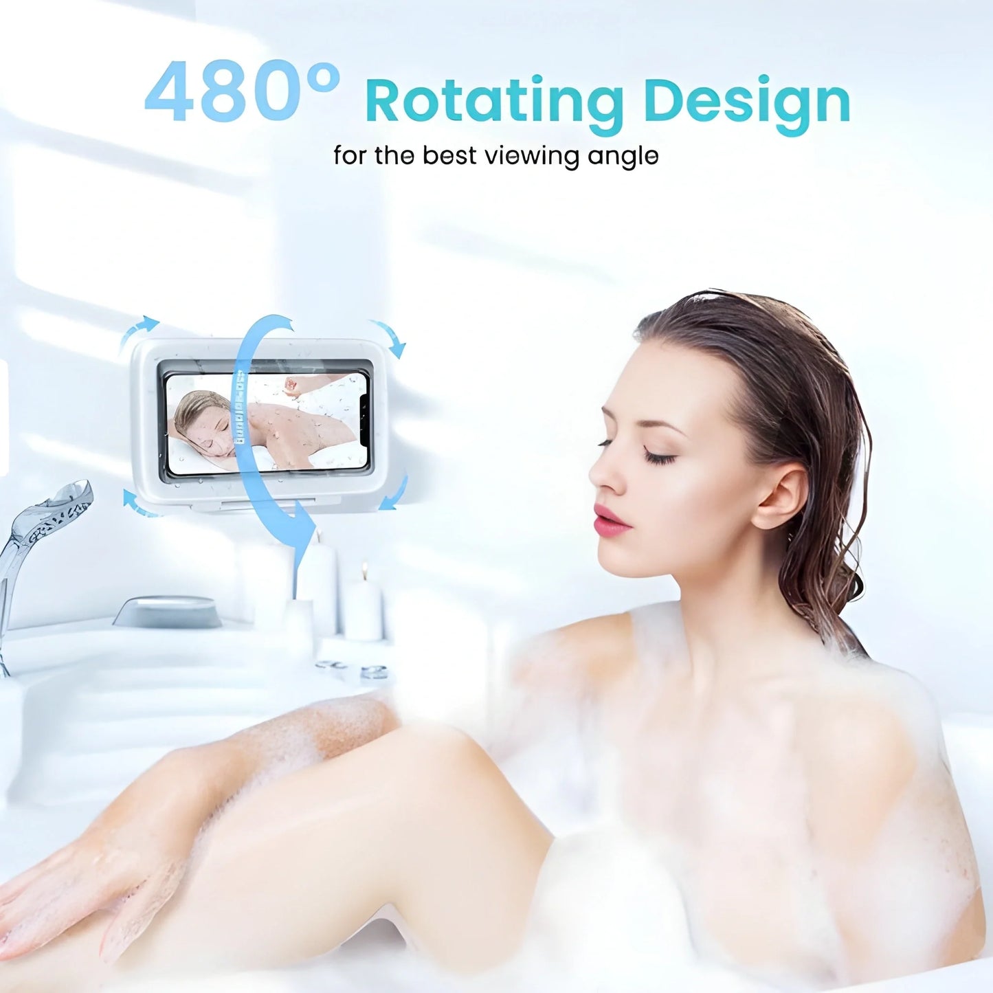 Waterproof Shower Phone Holder