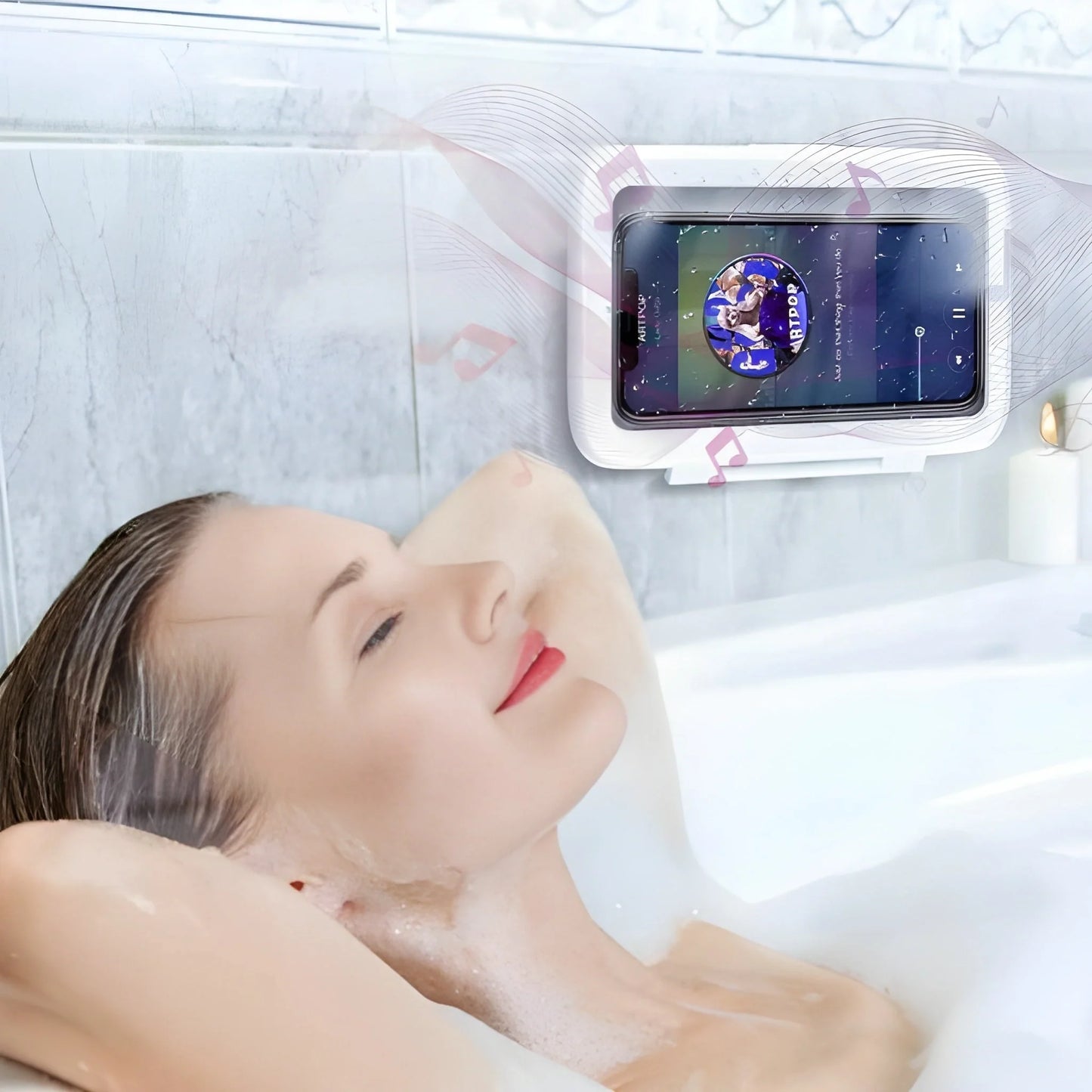 Waterproof Shower Phone Holder