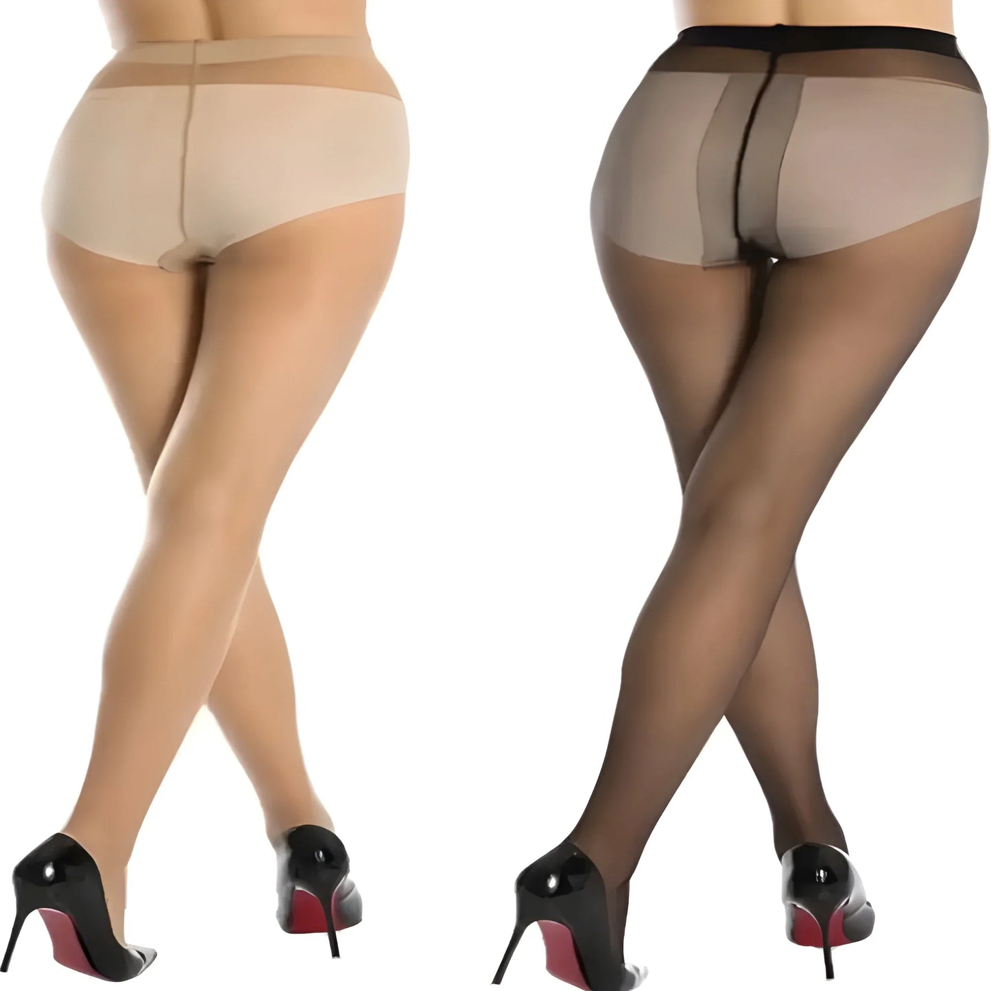 Women’s Lycra Blend Sheer Pantyhose – Pack of 2