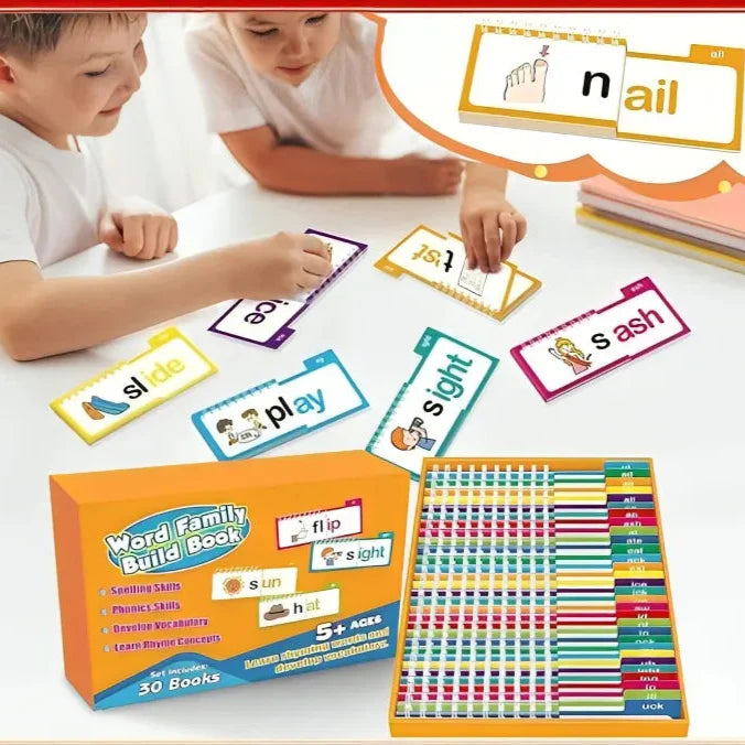 Words & Images Reading Flip Book Early Educational Interactive
