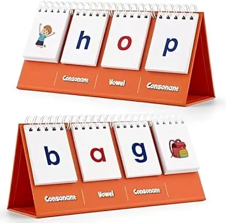 Words & Images Reading Flip Book Early Educational Interactive