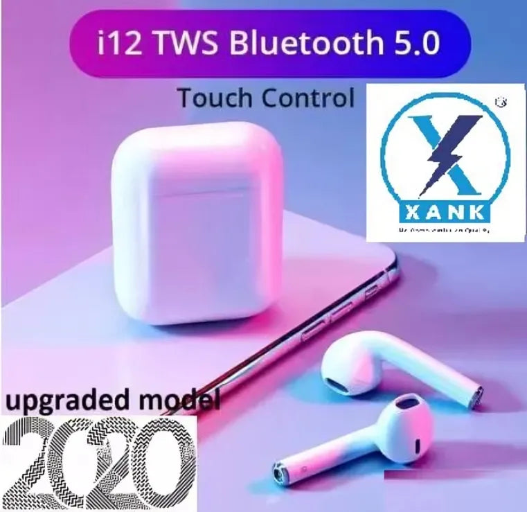 XANK TWS i12 Bluetooth Earphone with Portable Charging Case