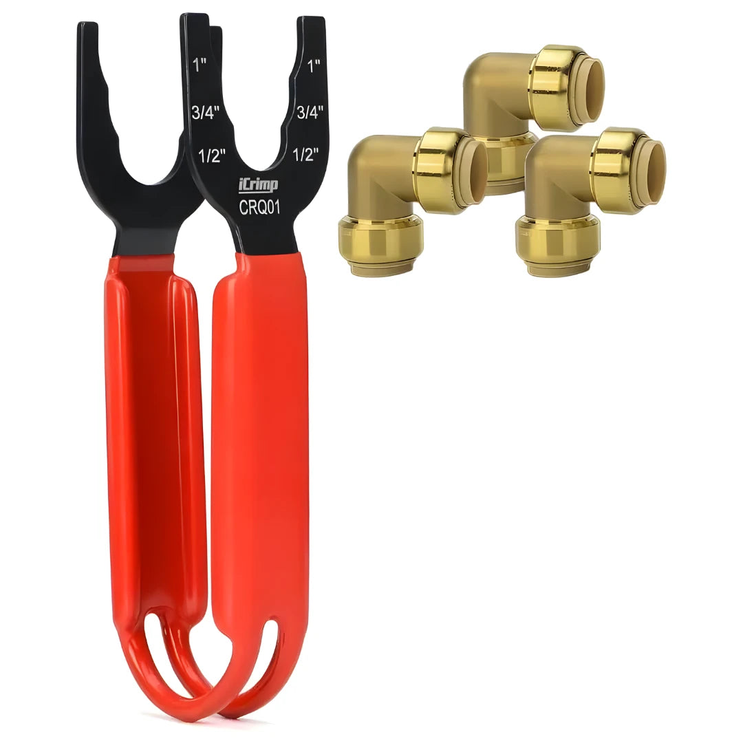 3 Size Push-to-connect Clamp Tong Tool