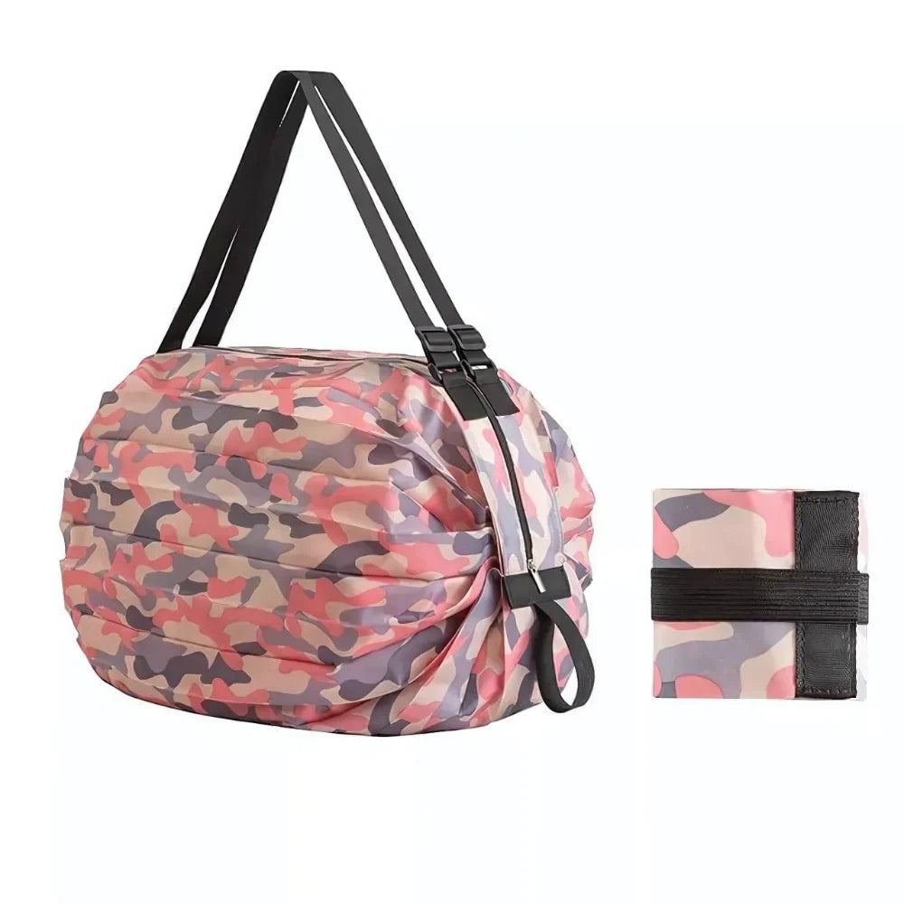 Zip Top Foldable Tote Travel Bags