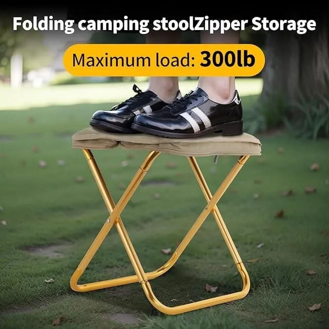 Zipper Folding Stool home decor