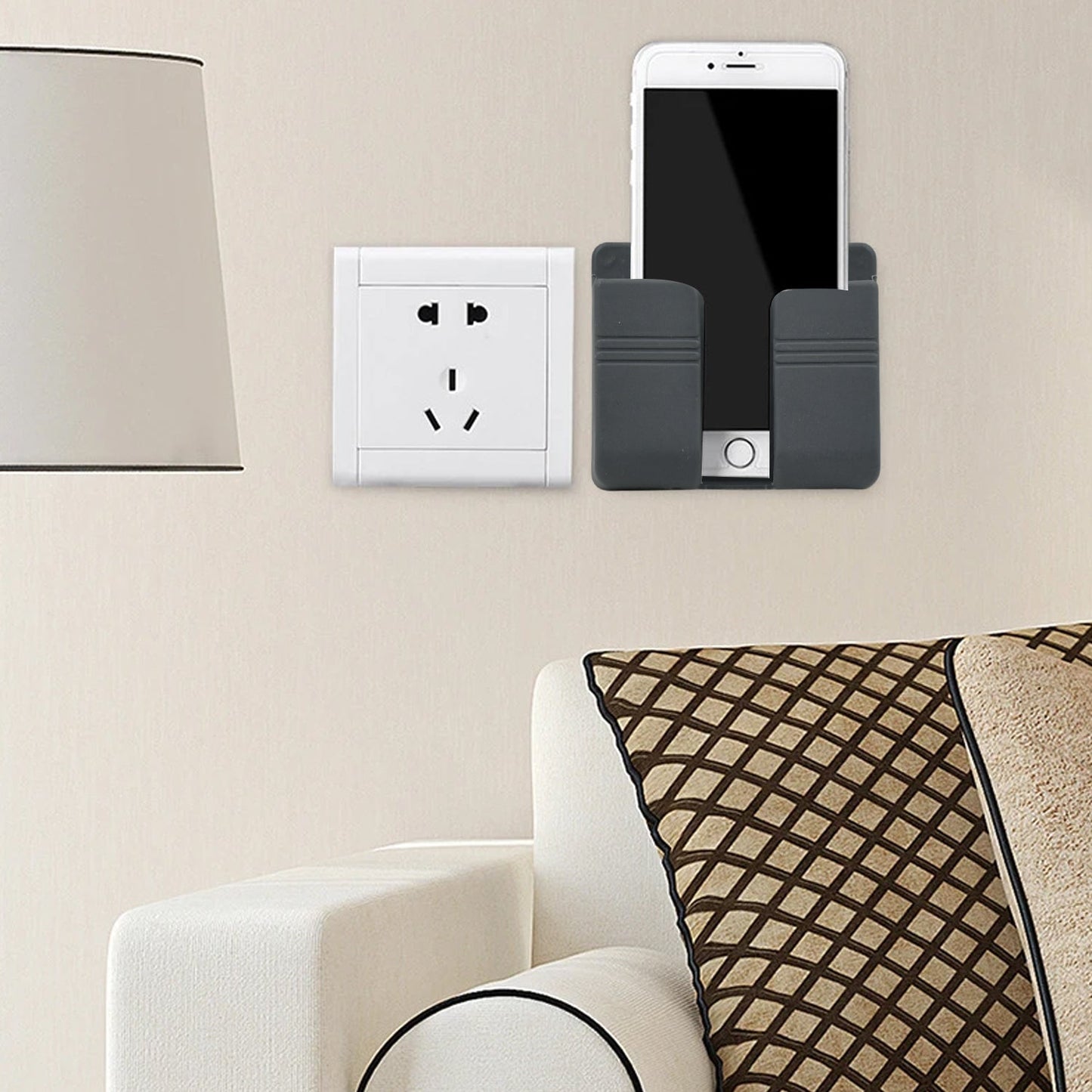 Adhesive Wall Mounted Mobile & Remote Holder (Pack of 4)