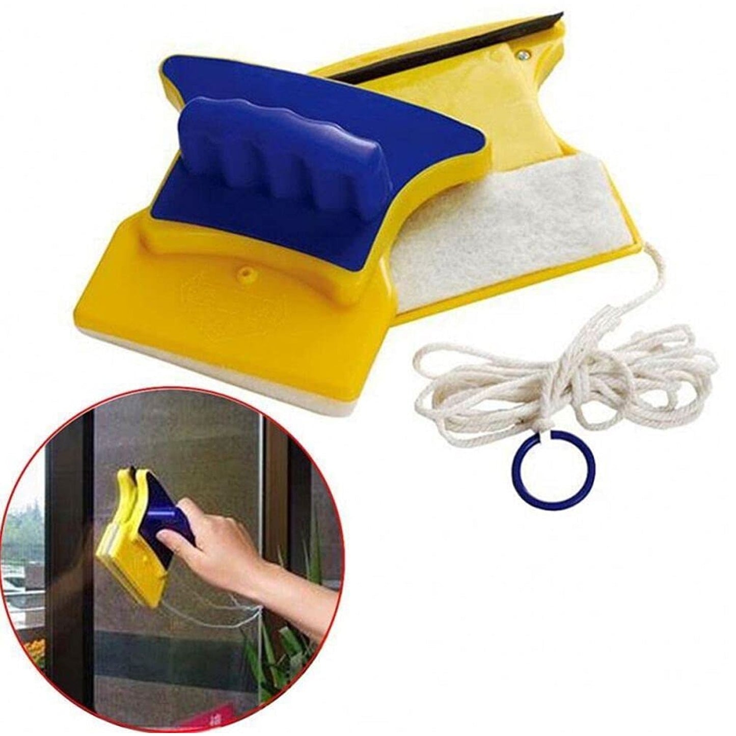 Magnetic Double-Sided Window Cleaner