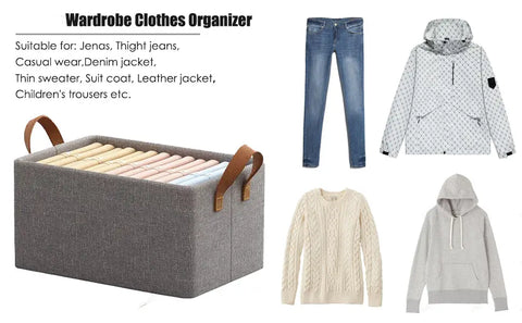 Flexi Fold Large Cloth Basket (Pack of 2)