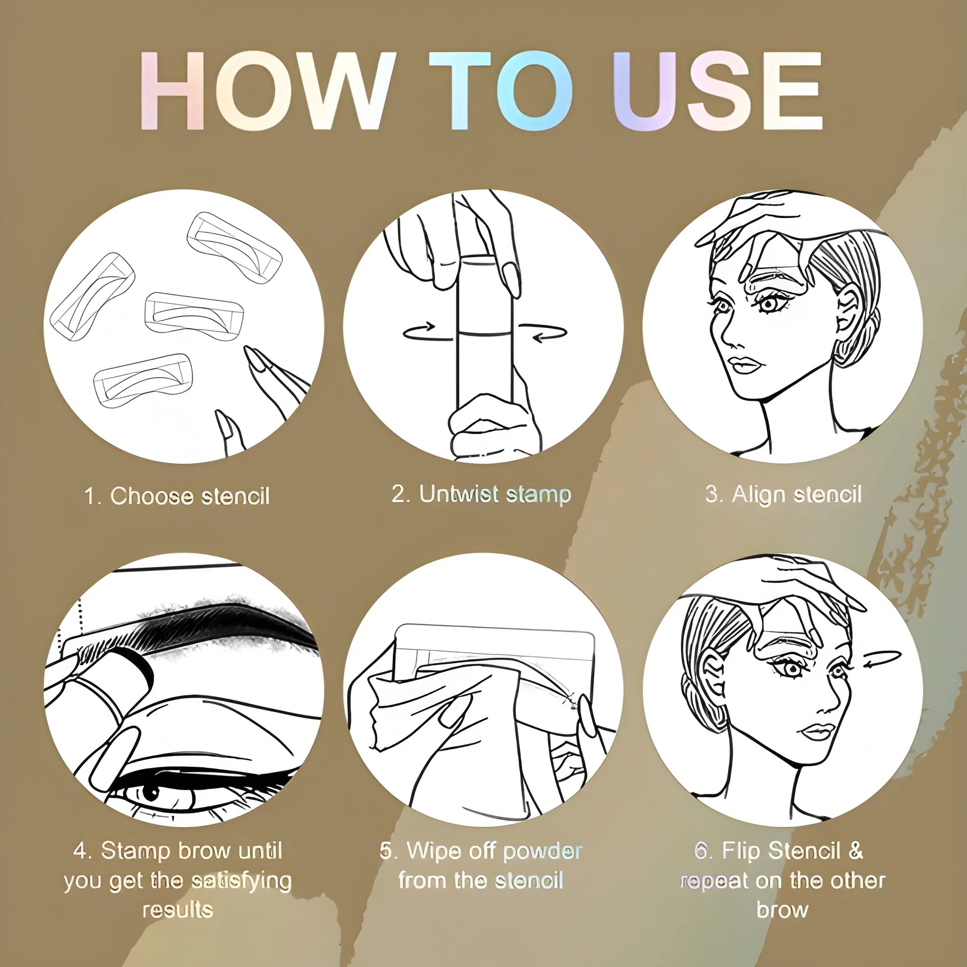 1 Second Brow Stamp Stick