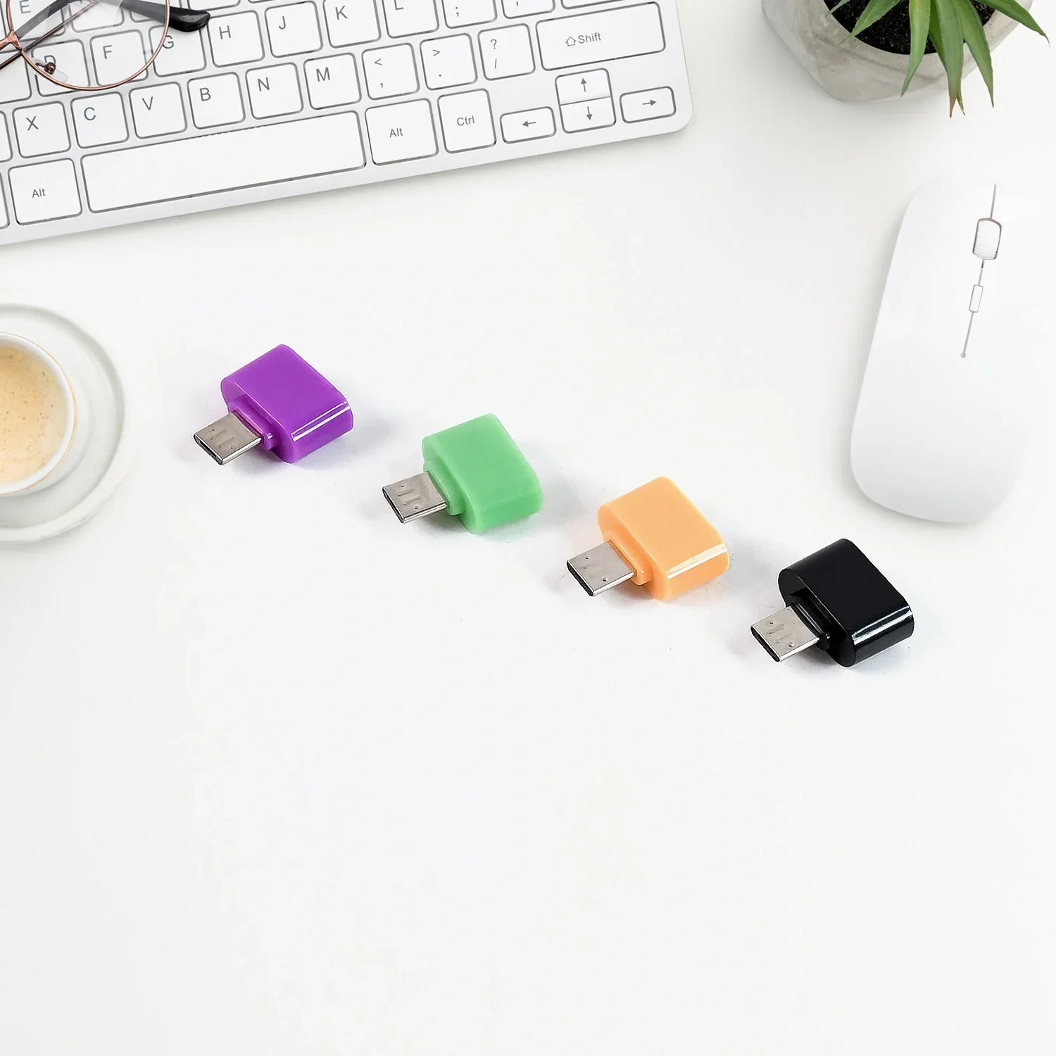 10 Pcs Micro USB OTG Adapter Set – Mini USB Converter for OTG ...