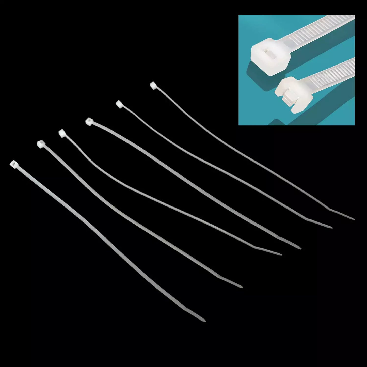 Best 100-pack black nylon cable ties - wire & | 2025 | fast shipping