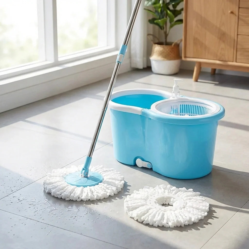 360° Self-Spinning Mop Set