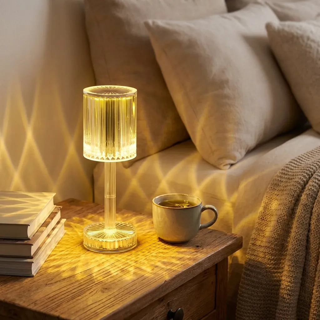 Crystal Touch Table Lamp