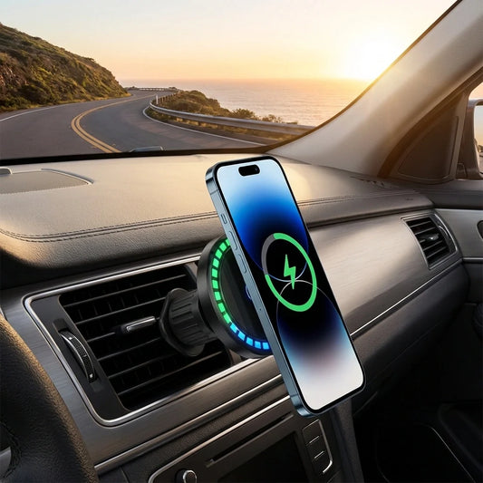 Music-Reactive Wireless Car Charger
