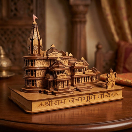Shri Ram Mandir Ayodhya 3D Wooden Temple