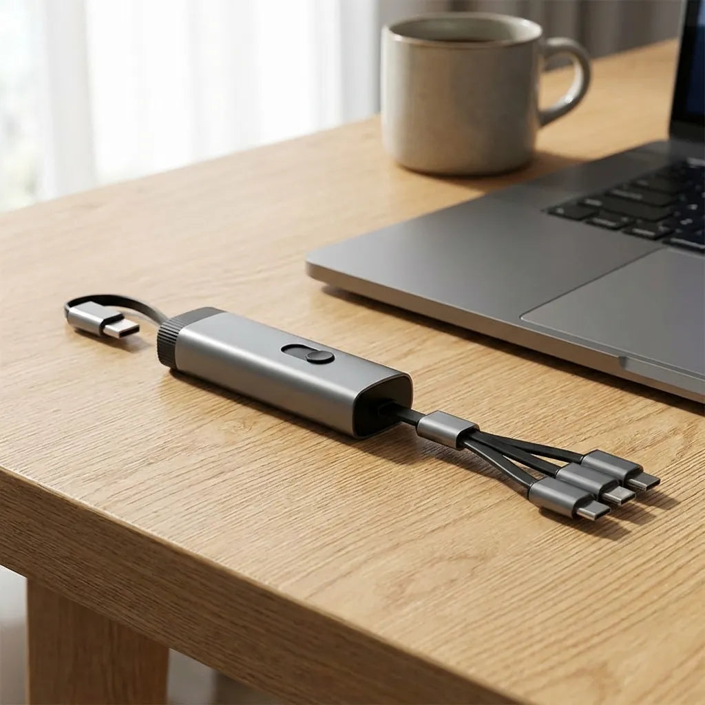 Charging Cable 3 In 1 Extendable Data Transmit